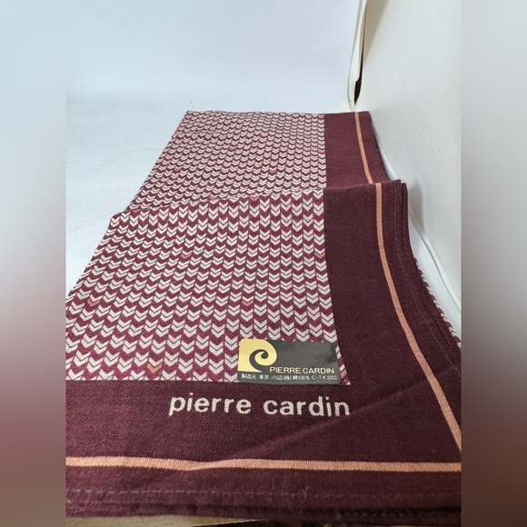 Pierre Cardin Cufflinks & Pocket Square Set of 3 Mens Accessories original Box - Picture 4 of 8